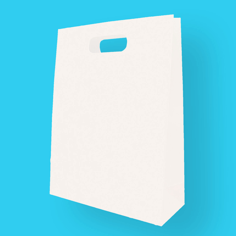 D Punch Paper Bag